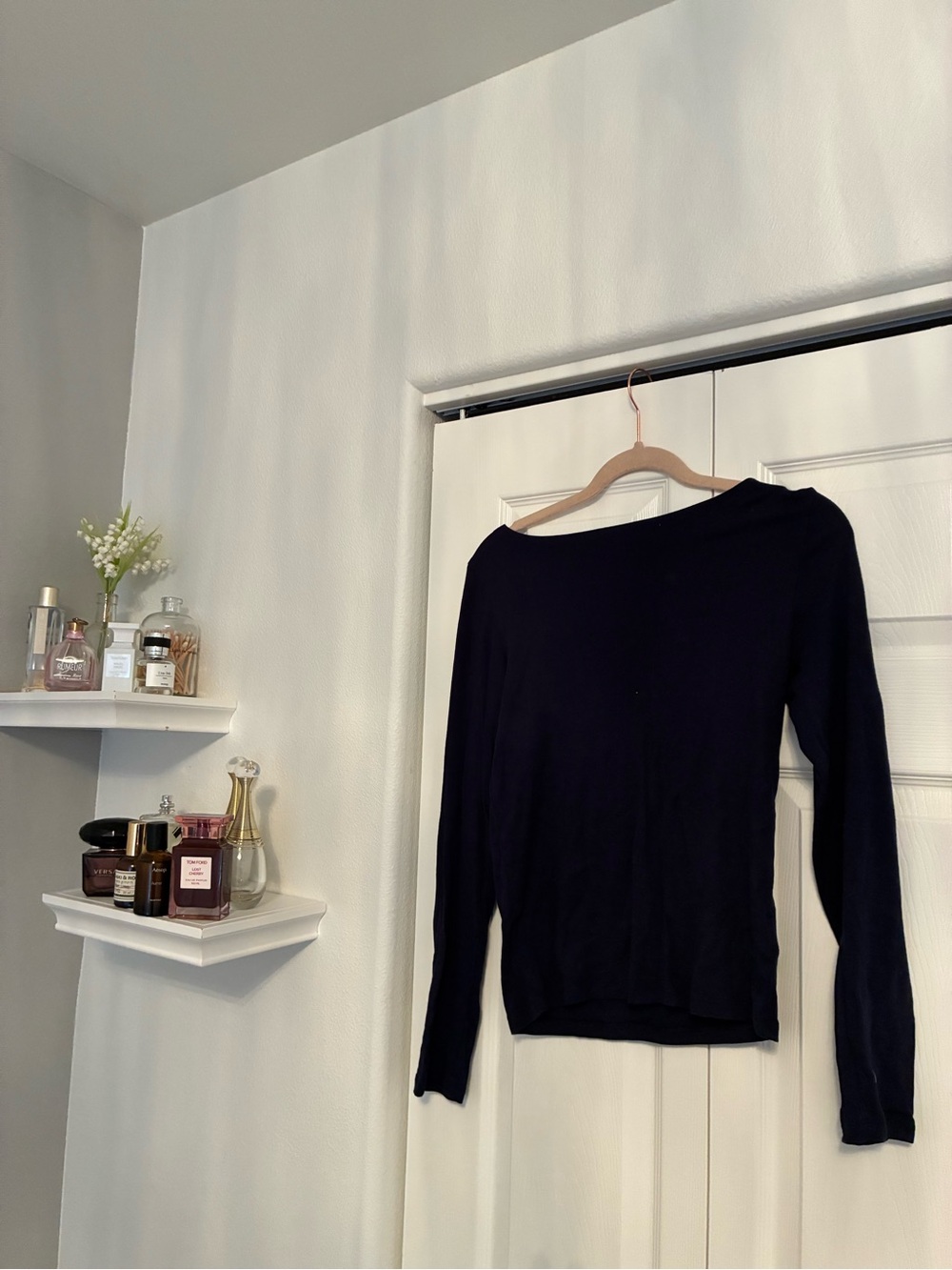 GAP Navy Favorite Tee - Long Sleeve